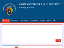 Tablet Screenshot of cnpb.ro